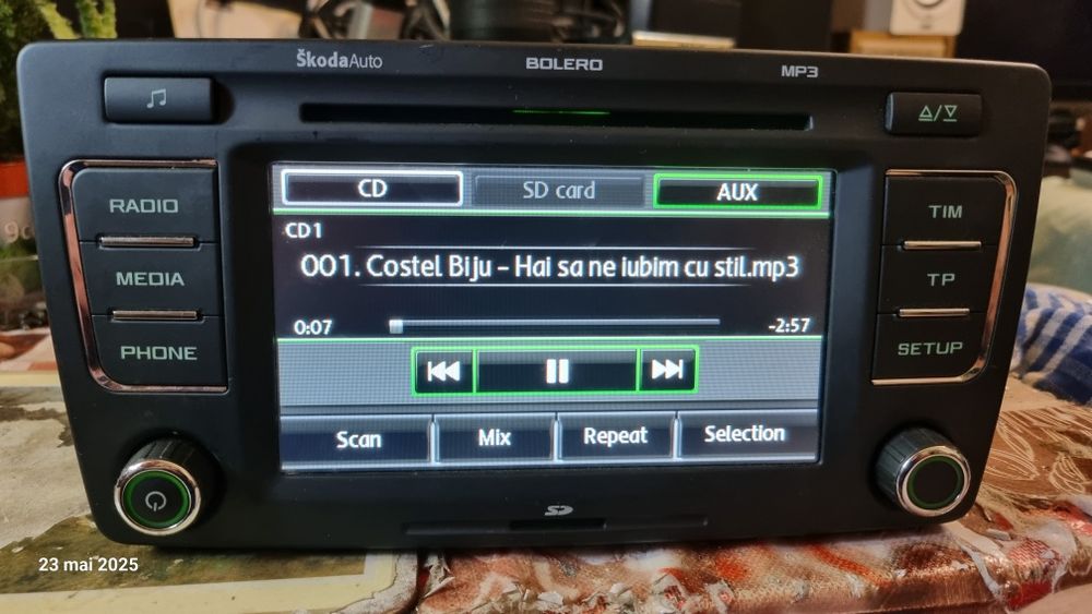 Navigație mp3 player original Skoda