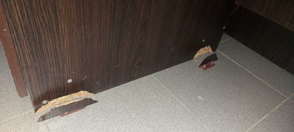 Стол руководителя тёмно-коричневый