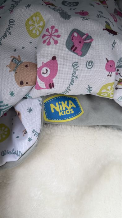 Санки теплые с колесами Nika