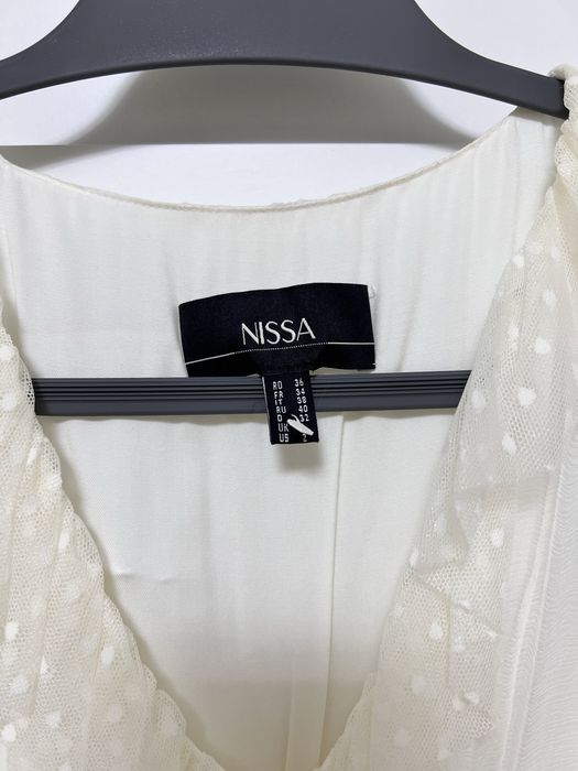 Rochie Nissa matase naturala cununie civila