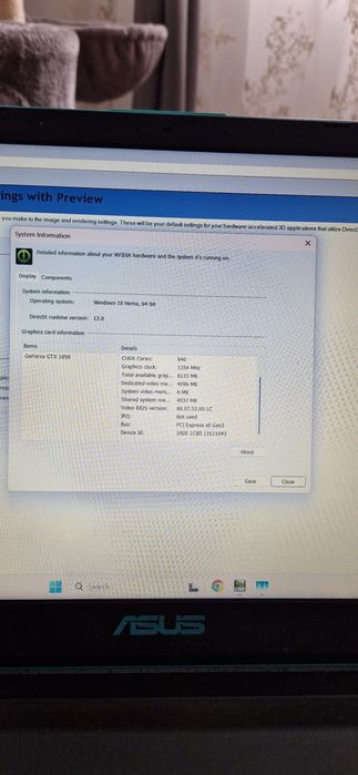 Laptop i5 8th generation