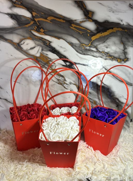 Buchete trandafiri de sapun