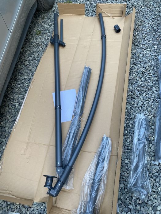 Стойки за чадъри, чадър на части