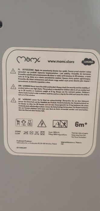 Scaun de masă MoMi Luxuria