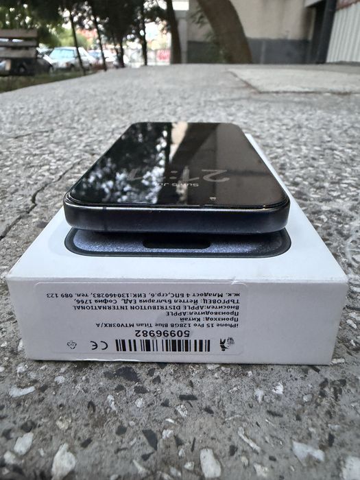 iPhone 15 Pro 128GB Blue Titanium