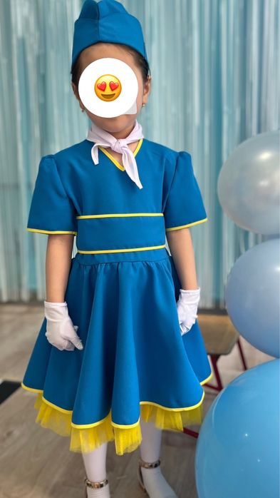Платье стюардессы, на девочку 4-5 лет