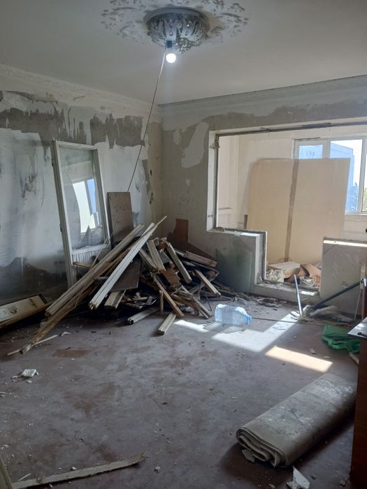 Demontaj  uy buzish Remonga tayyorlash