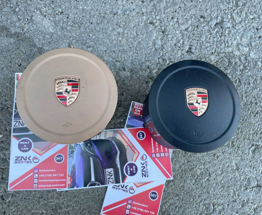 Porsche Cayenne Panamera - airbag volan - diferite culori - centuri