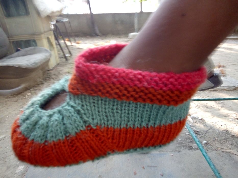 Детски двуцветни терлици