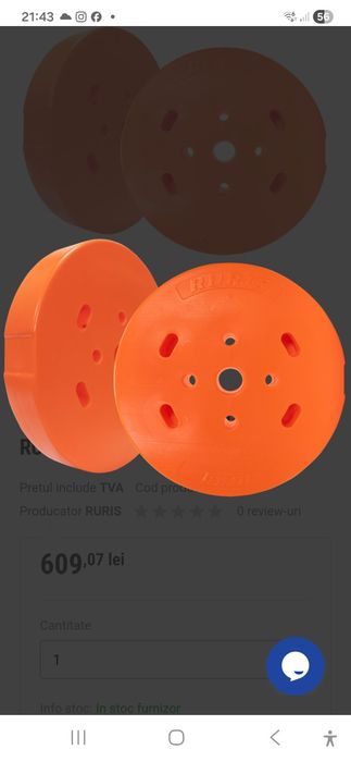 Greutăți pentru  motocultor ruris