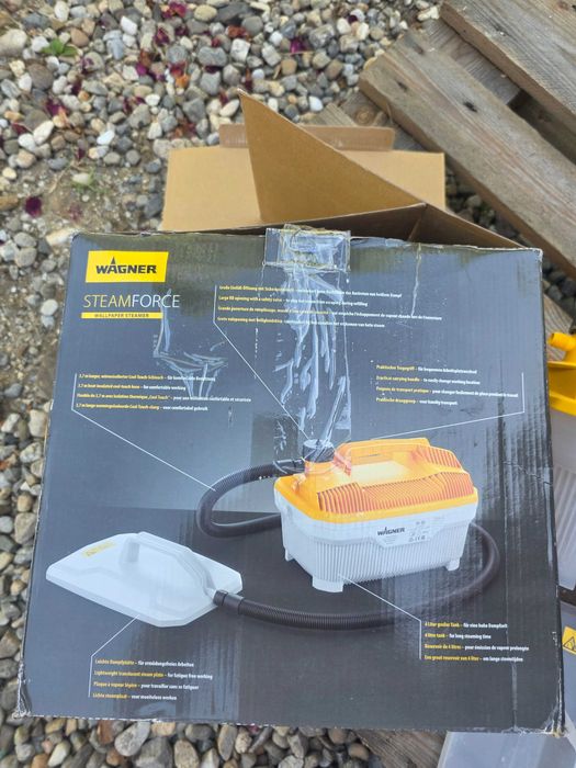 Aparat cu aburi pentru dezlipit tapet Wagner Steam Force 2410385
