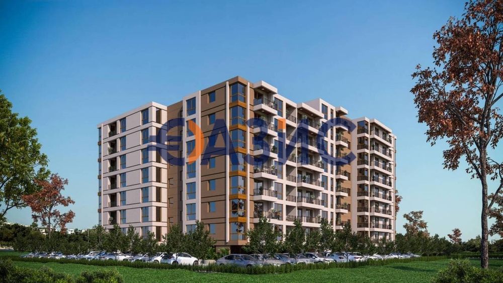 Апартамент с 2 спални и двор (21,5 кв.м) в „Lazur Residence“, м.