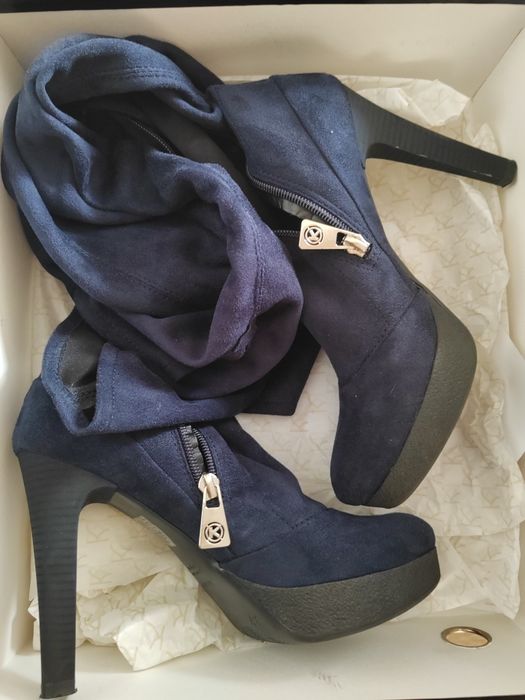 Cizme ciorap textil cu piele Karen Kazar, mar 37