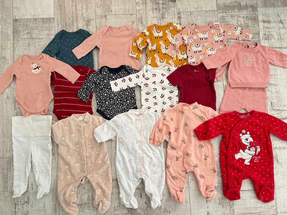 Голям лот за новородено 56 размер на C&A като нови