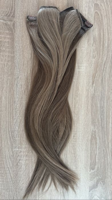 Естествена коса 200г / 65см – двойна плътност, салонно качество, балеаж