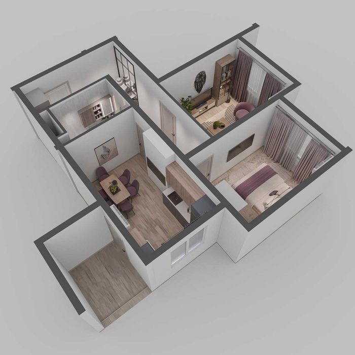 Продается 2-х комн. квартира Башкент 2/15/16  - сдача в апреле 2026г.