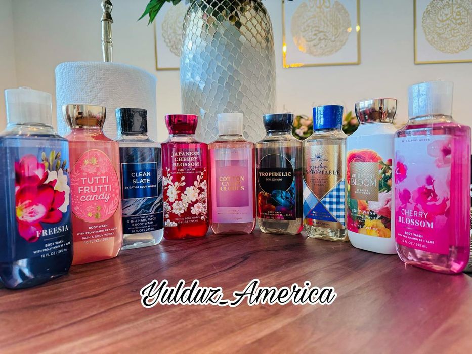 Bath and body works dan sprey, gel va shampunlar original  made in USA