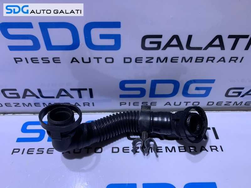 Conducta Tub Tubulatura Racord Aer Capac Motor Epurator Gaze VW EOS 2.0 TDI CBAB 2006 - 2008 Cod 03L103493
