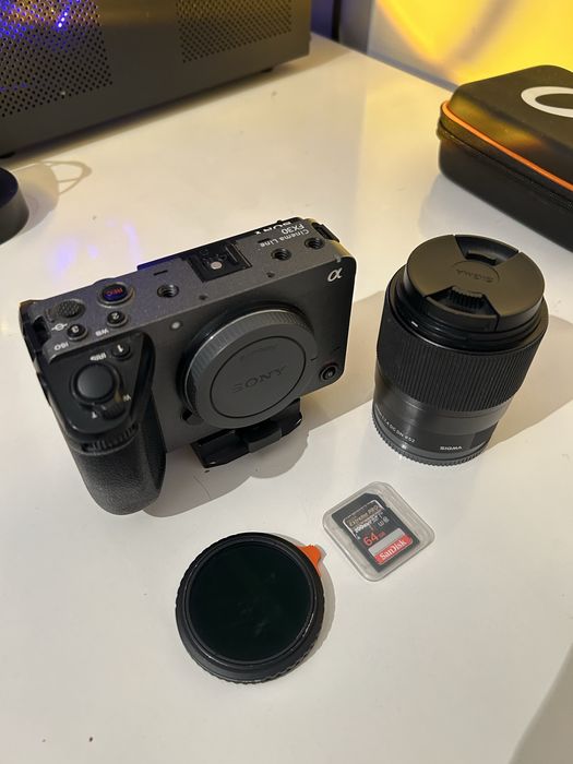 Sony fx30 +sigma30mm