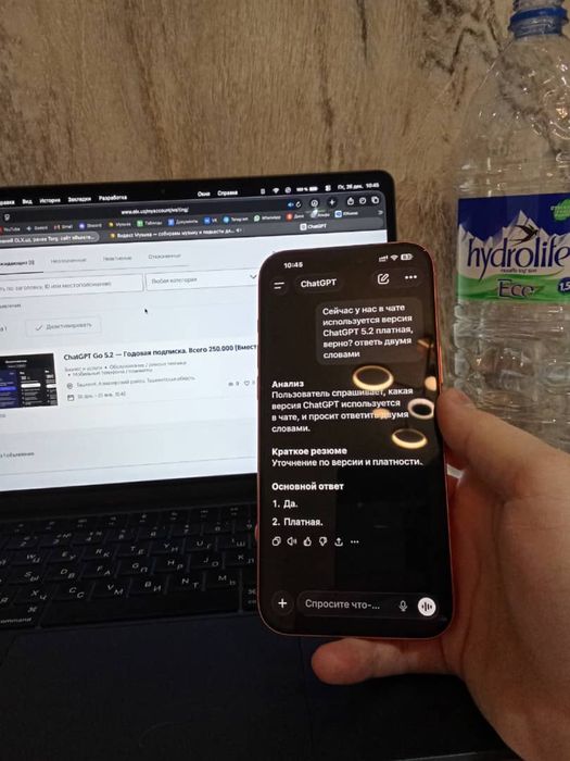 ChatGPT GO 5.2 (1 Год). Оплата после проверки