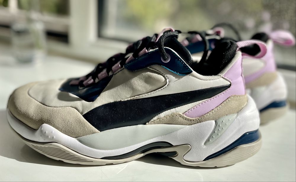 Puma Thunder Rive Droite sneakers damă 38 / 24 cm , piele nabuc