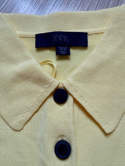 новa жълта блуза Zara