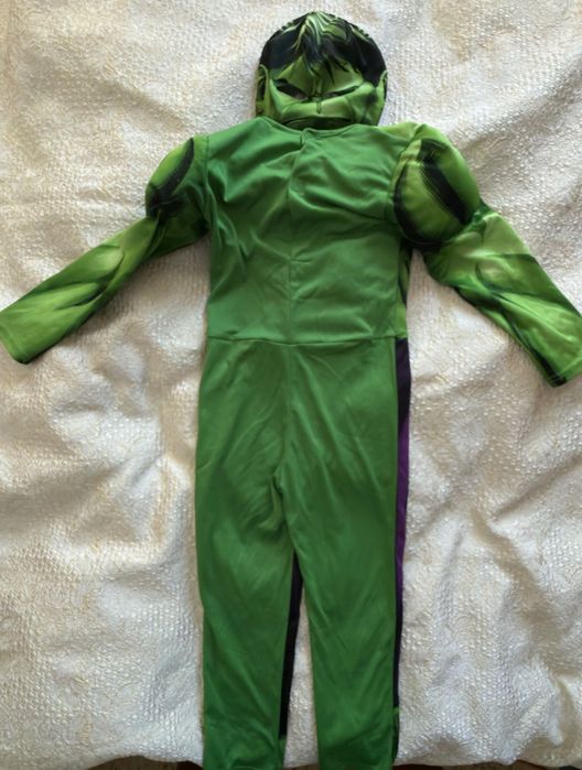 Costum copii Halloween Marvel Hulk - 116cm