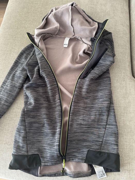 Спортен суитшърт в сив меланж