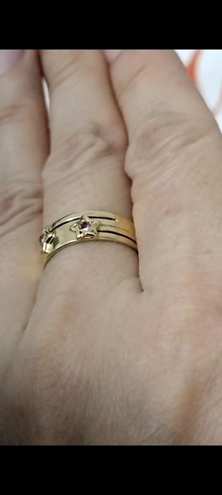 Советское винтажное кольцо 750 пробы