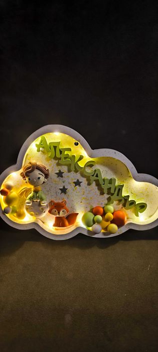 Персонализирани нощни рамки или  лампи