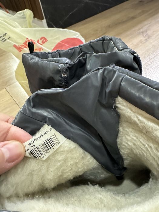 Сапоги зима 35 размер