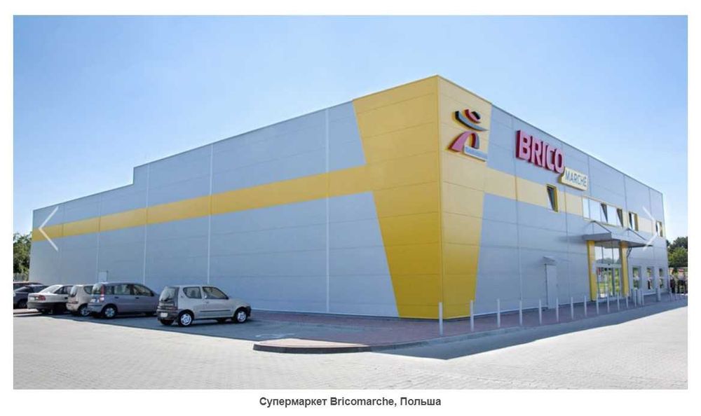 Торговые здания из сэндвич-панелей. Магазины/Торговые центы/Бутики