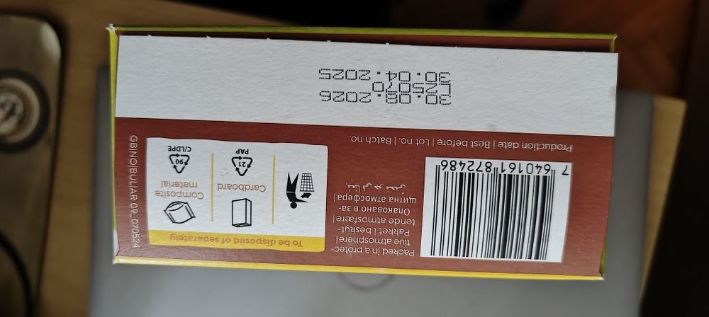 Terci/piure din mei integral Holle