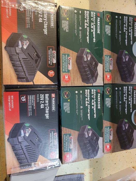 Зарядно устройство Parkside 20 волта 4.5/2.4 ампера