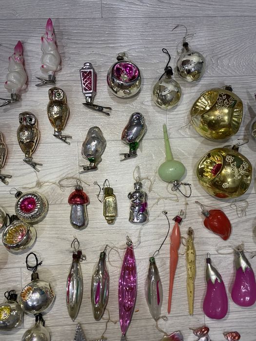 Елочные игрушки винтаж