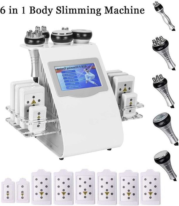 Aparat profesional cavitație cu lipolaser, radiofrecvență vaccum