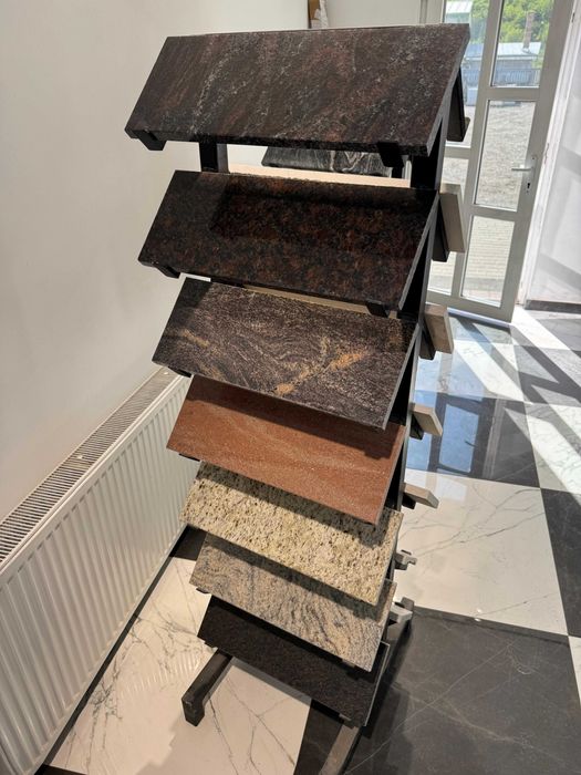 Granit in nuante de maro pentru exterior si interior