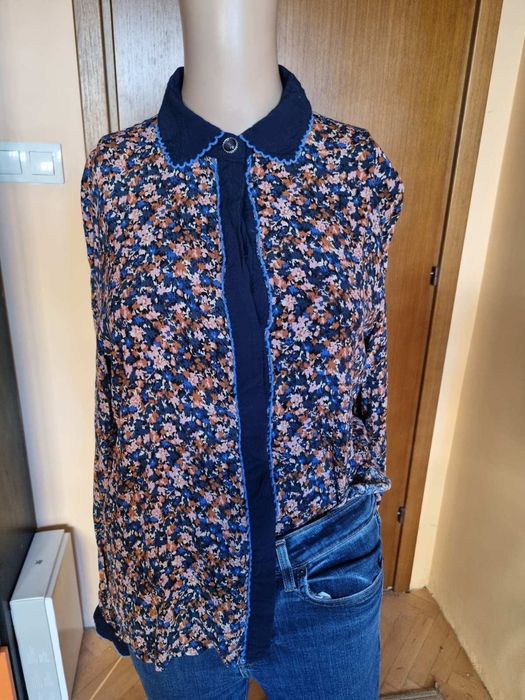 Разкошна риза с флорален десен NÜMPH