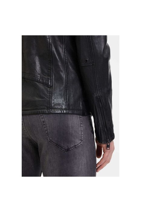 Geaca de Piele Barbati 2.0 by Mauritius Neagra G2MMagnu