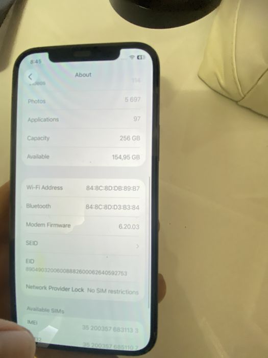 Iphone 12 pro pacific blues