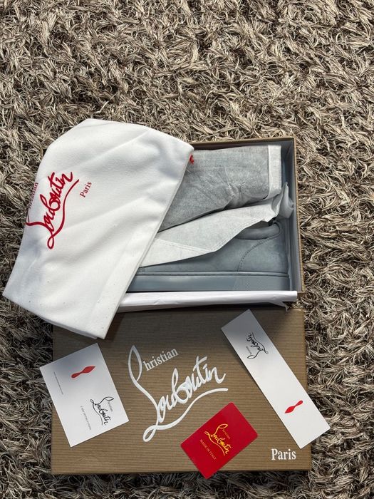 Adidași Christina Louboutin - calitate premium - gri sau negru