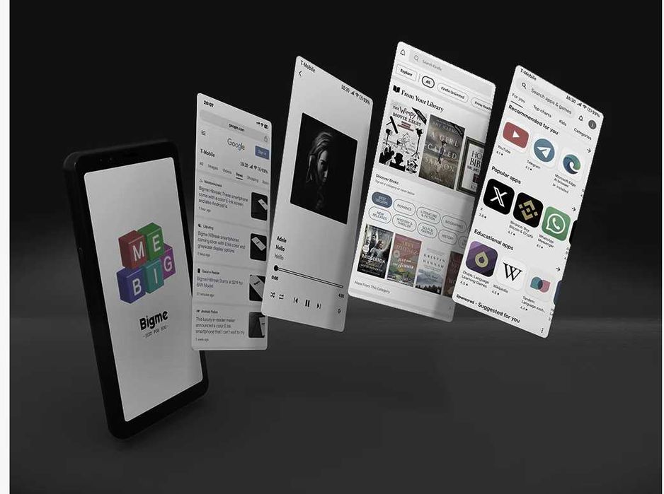 Telefon Bigme E ink Smartphone Hibreak color 5.84 inch, gen  kindle