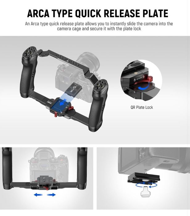 Кейдж за камера. arca. риг. стабилизатор. монитор. rode. видео. статив