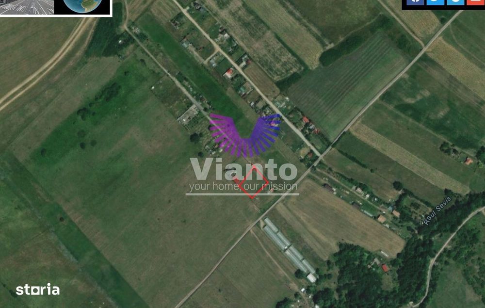 Teren extravilan 1500 mp Selimbar-langa troita