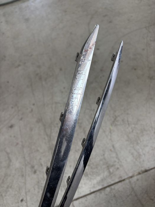 хром лаисни за предната броня за audi a8 d5