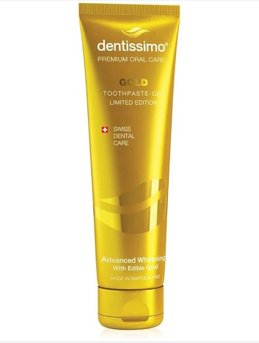 Pastă de dinți Dentissimo Premium Advanced Whitening Gold, Elveția