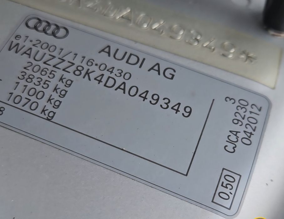 Motor CJCA 210.000 km 143 cp IMPECABIL