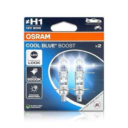 OSRAM Cool Blue Boost H1 H7 H4 H11 HB3 Крушки за кола автомобил SUV джип 5500K