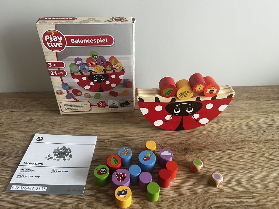 Сет три дървени игри Playtive