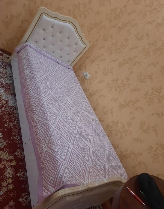 Кровать 2 шт кожа